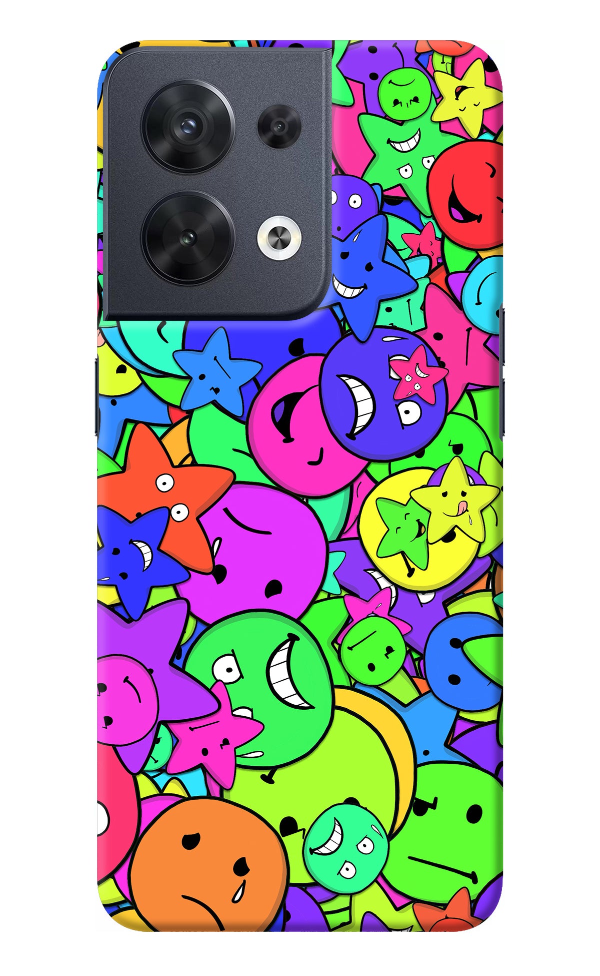 Fun Doodle Oppo Reno8 Back Cover