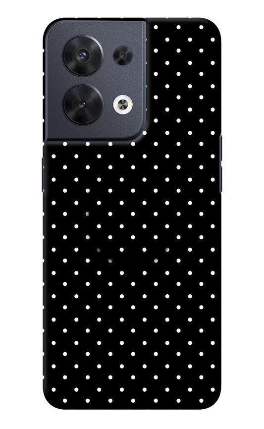 White Dots Oppo Reno8 Pop Case