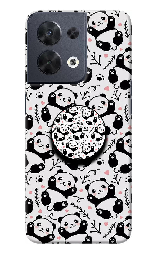 Cute Panda Oppo Reno8 Pop Case