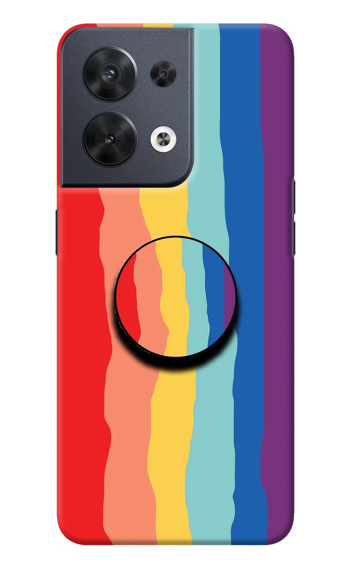 Rainbow Oppo Reno8 Pop Case