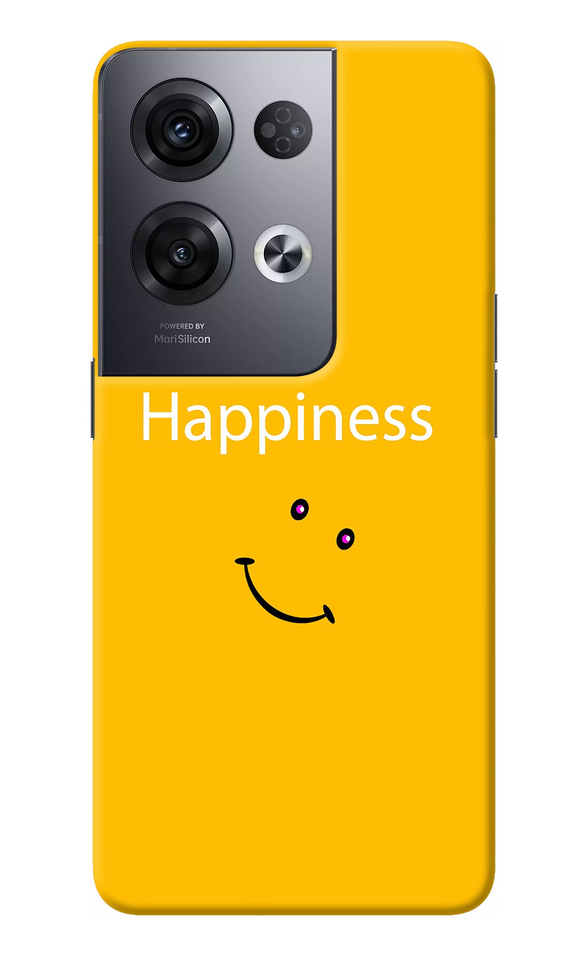 Happiness With Smiley Oppo Reno8 Pro Back Cover