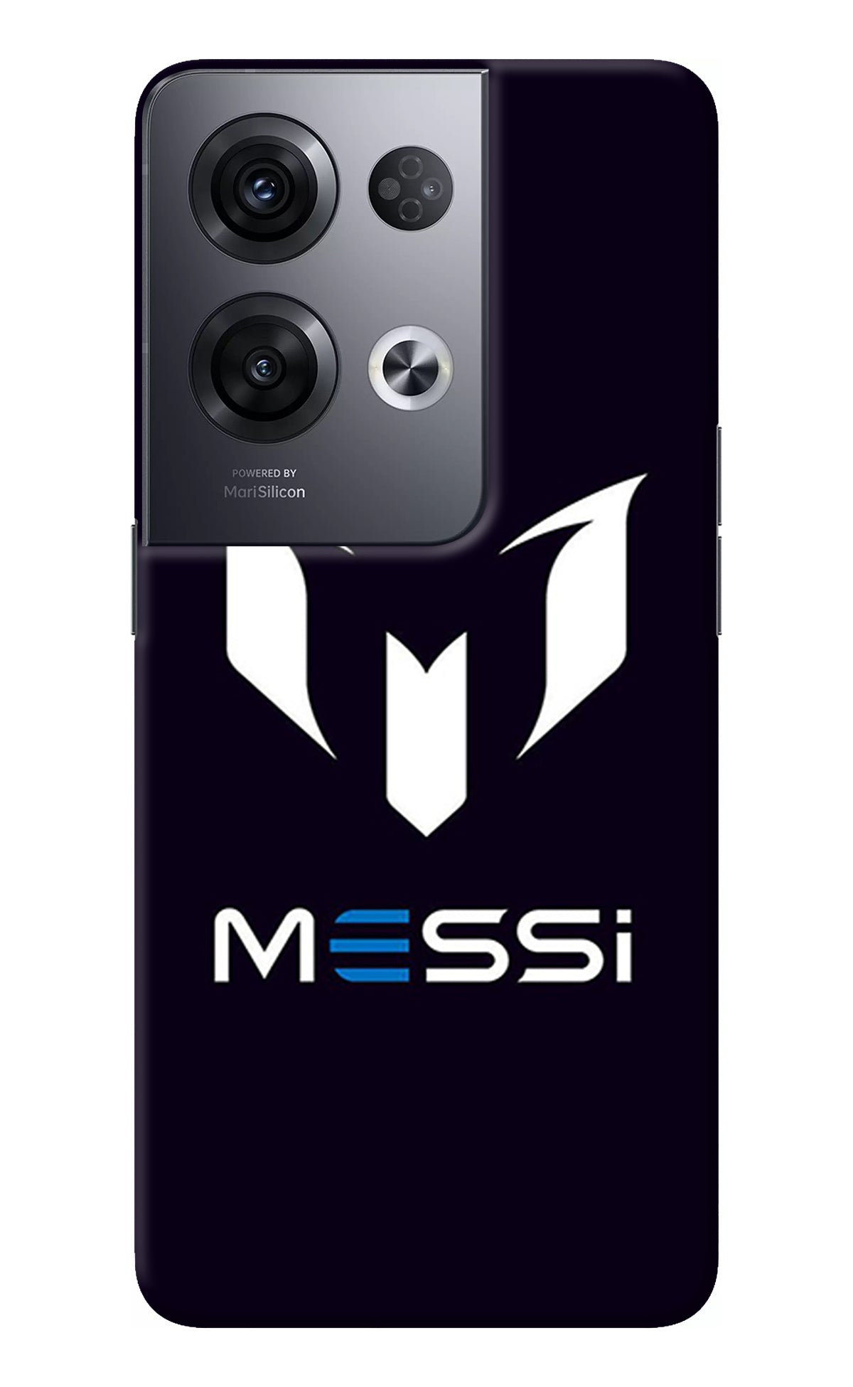 Messi Logo Oppo Reno8 Pro Back Cover