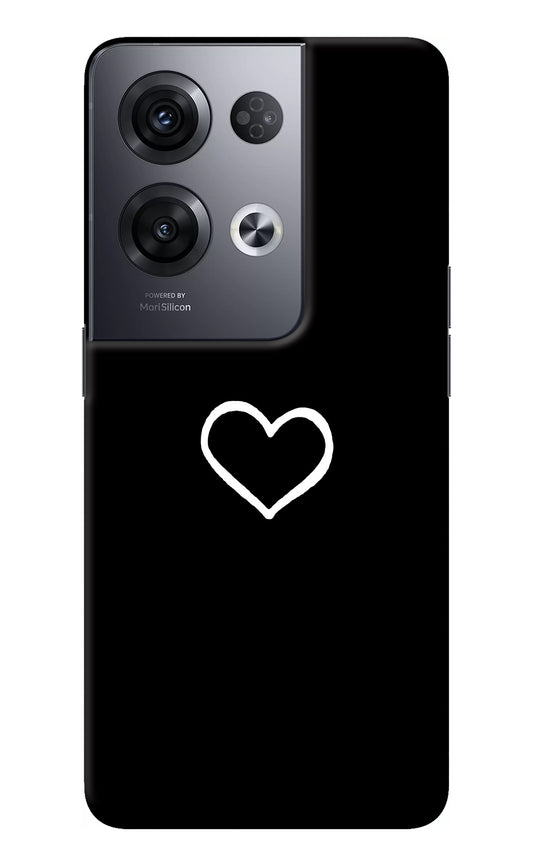 Heart Oppo Reno8 Pro Back Cover