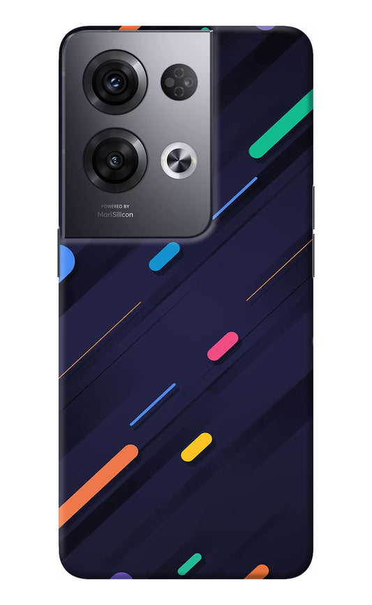 Abstract Design Oppo Reno8 Pro Back Cover