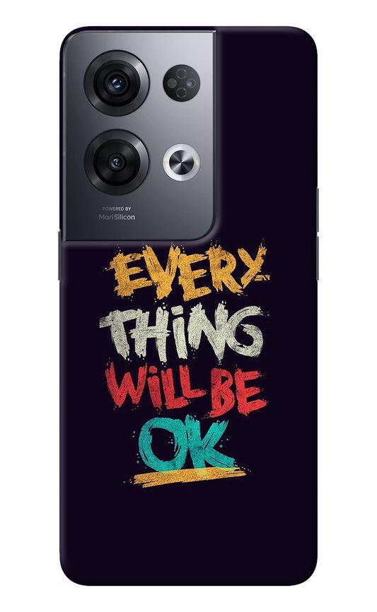 Everything Will Be Ok Oppo Reno8 Pro Back Cover