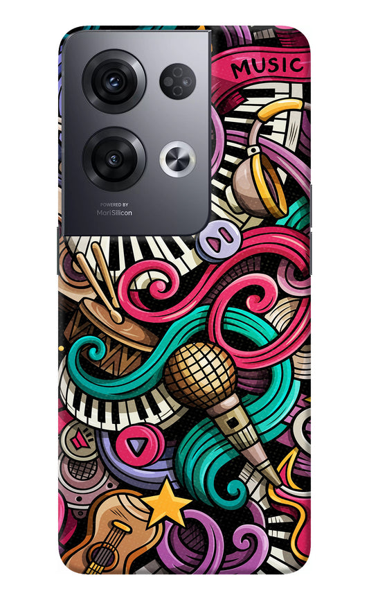 Music Abstract Oppo Reno8 Pro Back Cover