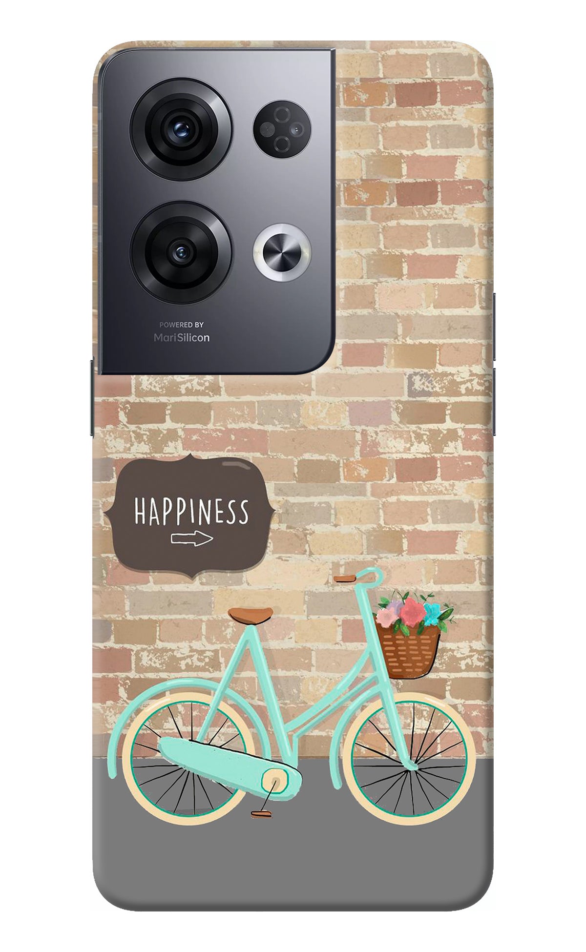 Happiness Artwork Oppo Reno8 Pro Back Cover