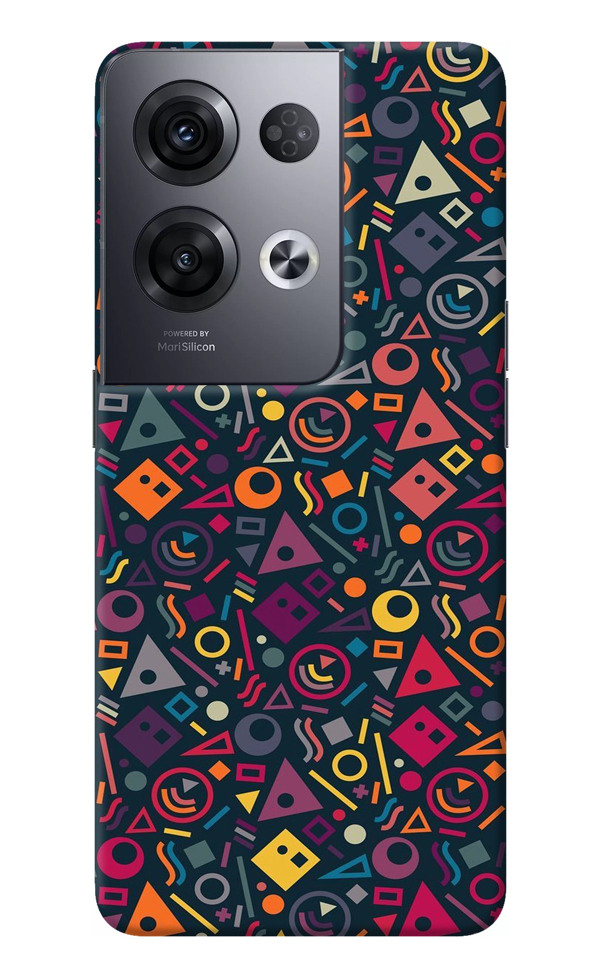 Geometric Abstract Oppo Reno8 Pro Back Cover