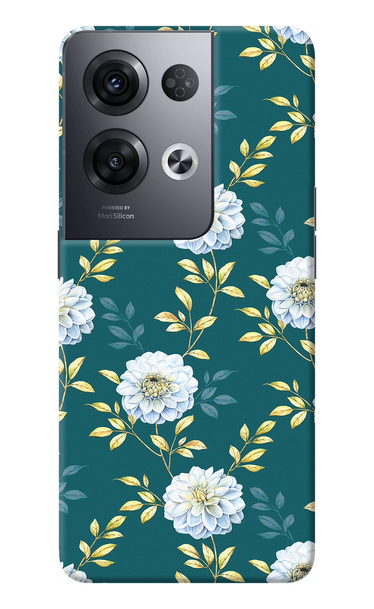 Flowers Oppo Reno8 Pro Back Cover