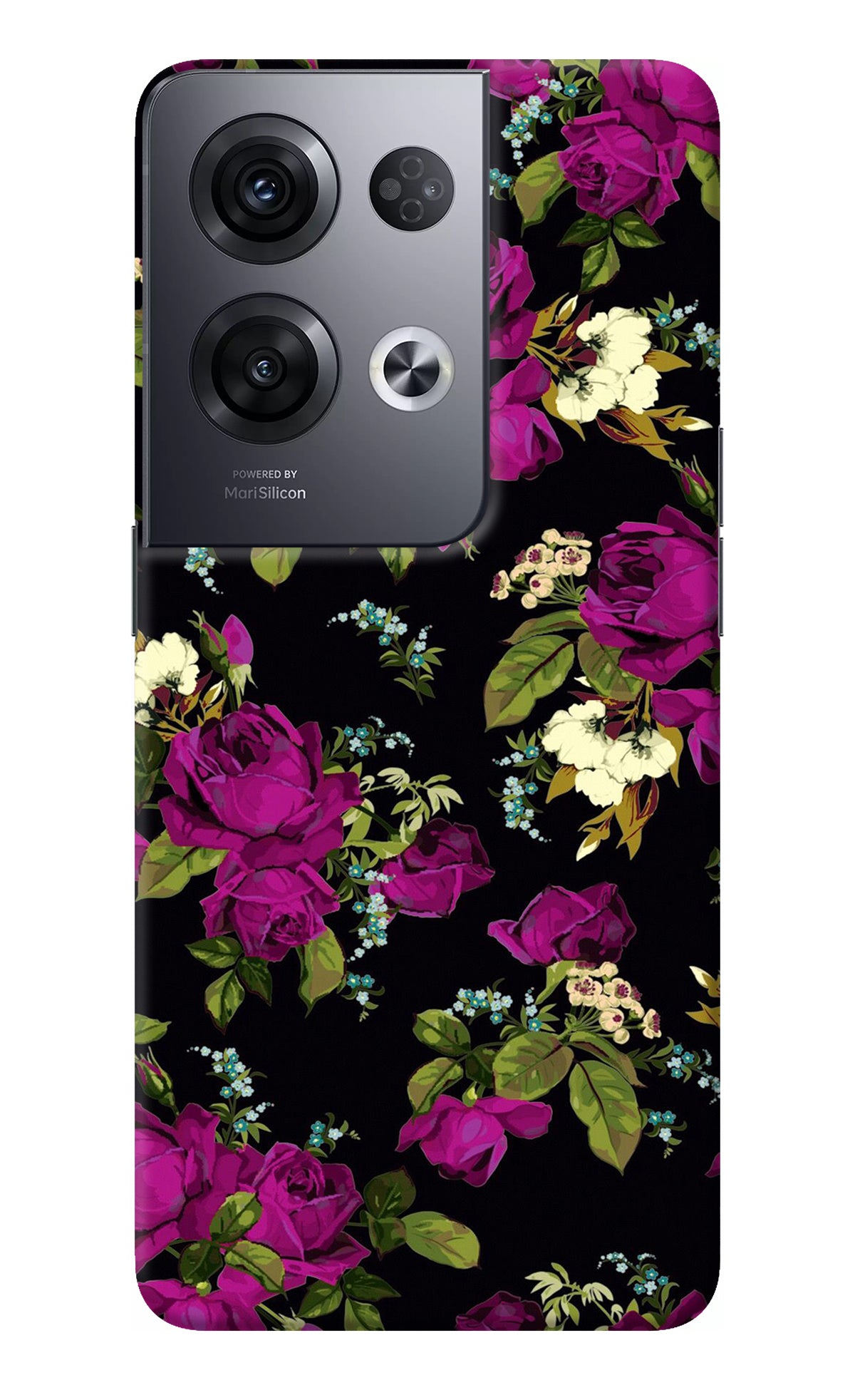 Flowers Oppo Reno8 Pro Back Cover