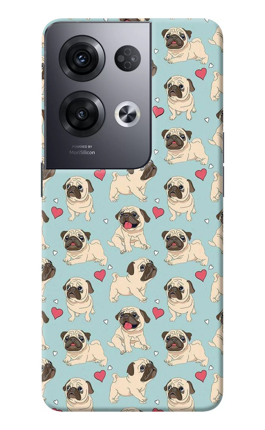 Pug Dog Oppo Reno8 Pro Back Cover