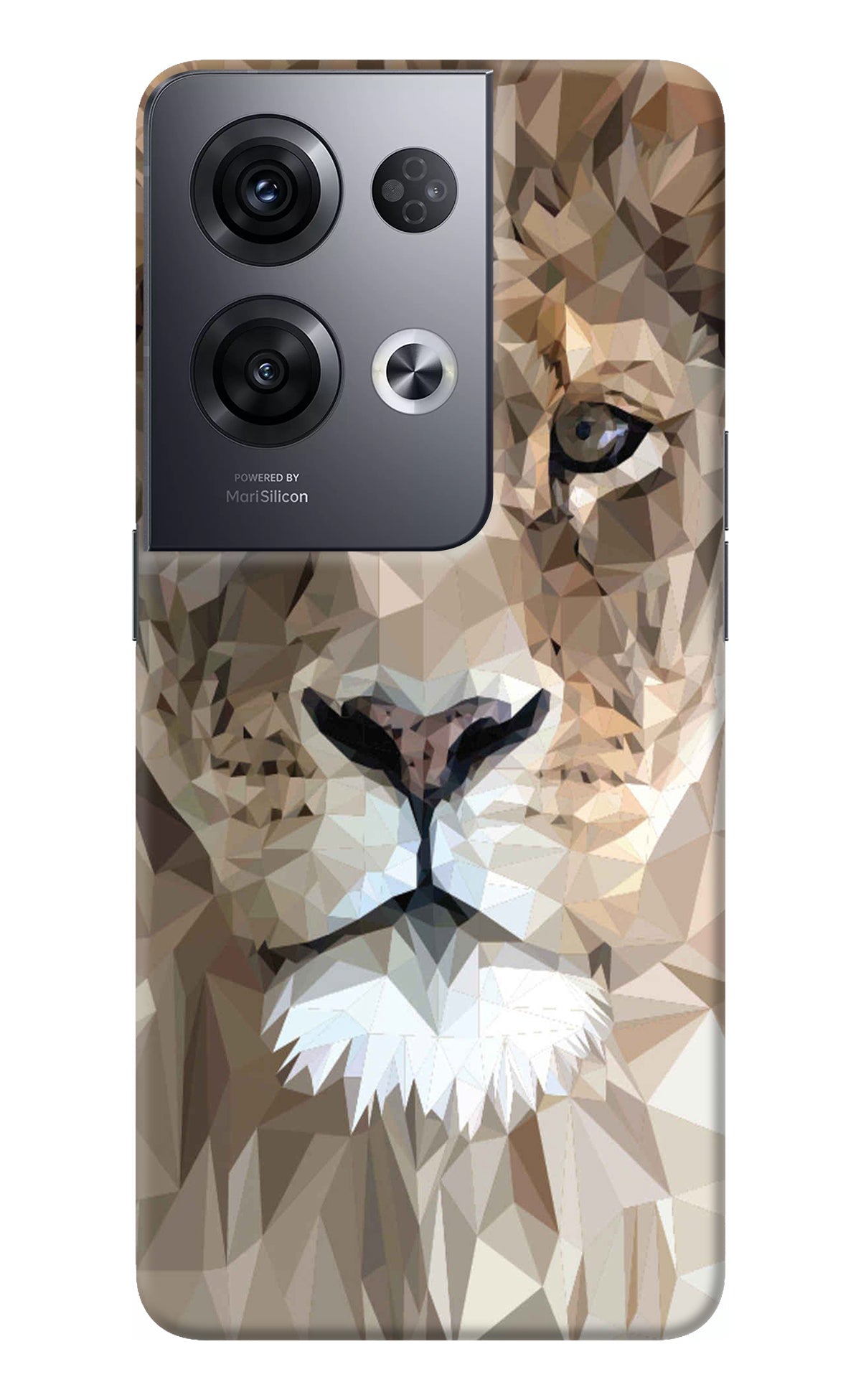 Lion Art Oppo Reno8 Pro Back Cover