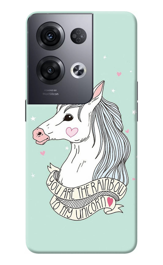 Unicorn Wallpaper Oppo Reno8 Pro Back Cover