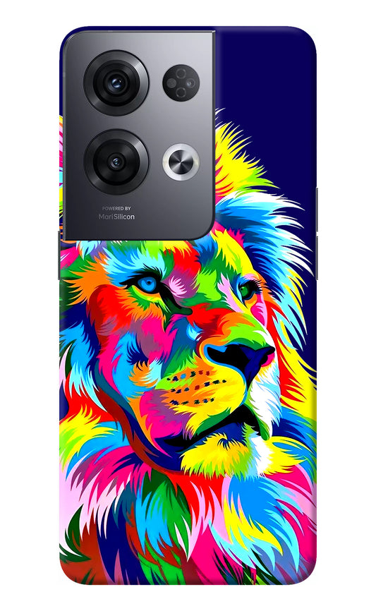 Vector Art Lion Oppo Reno8 Pro Back Cover