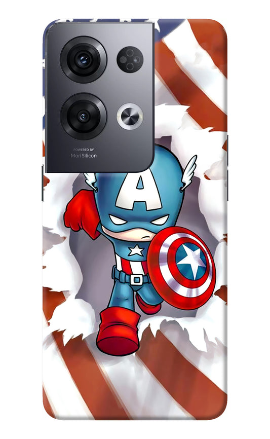 Captain America Oppo Reno8 Pro Back Cover