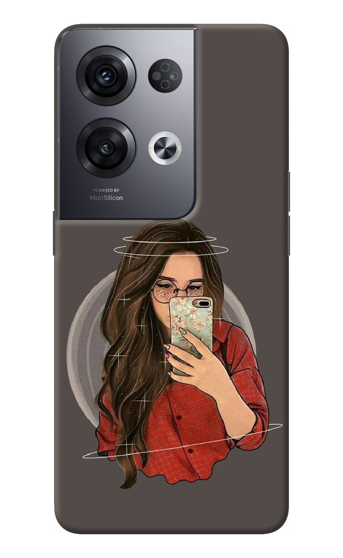 Selfie Queen Oppo Reno8 Pro Back Cover