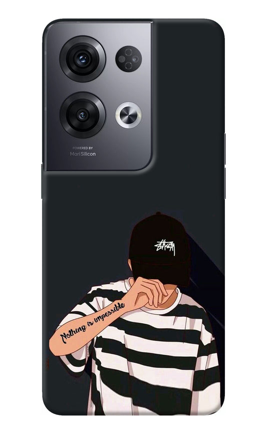 Aesthetic Boy Oppo Reno8 Pro Back Cover