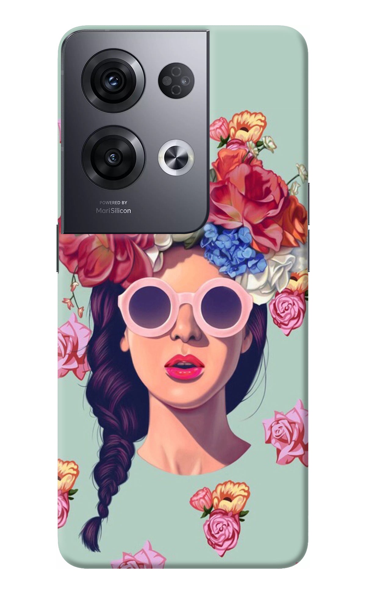 Pretty Girl Oppo Reno8 Pro Back Cover