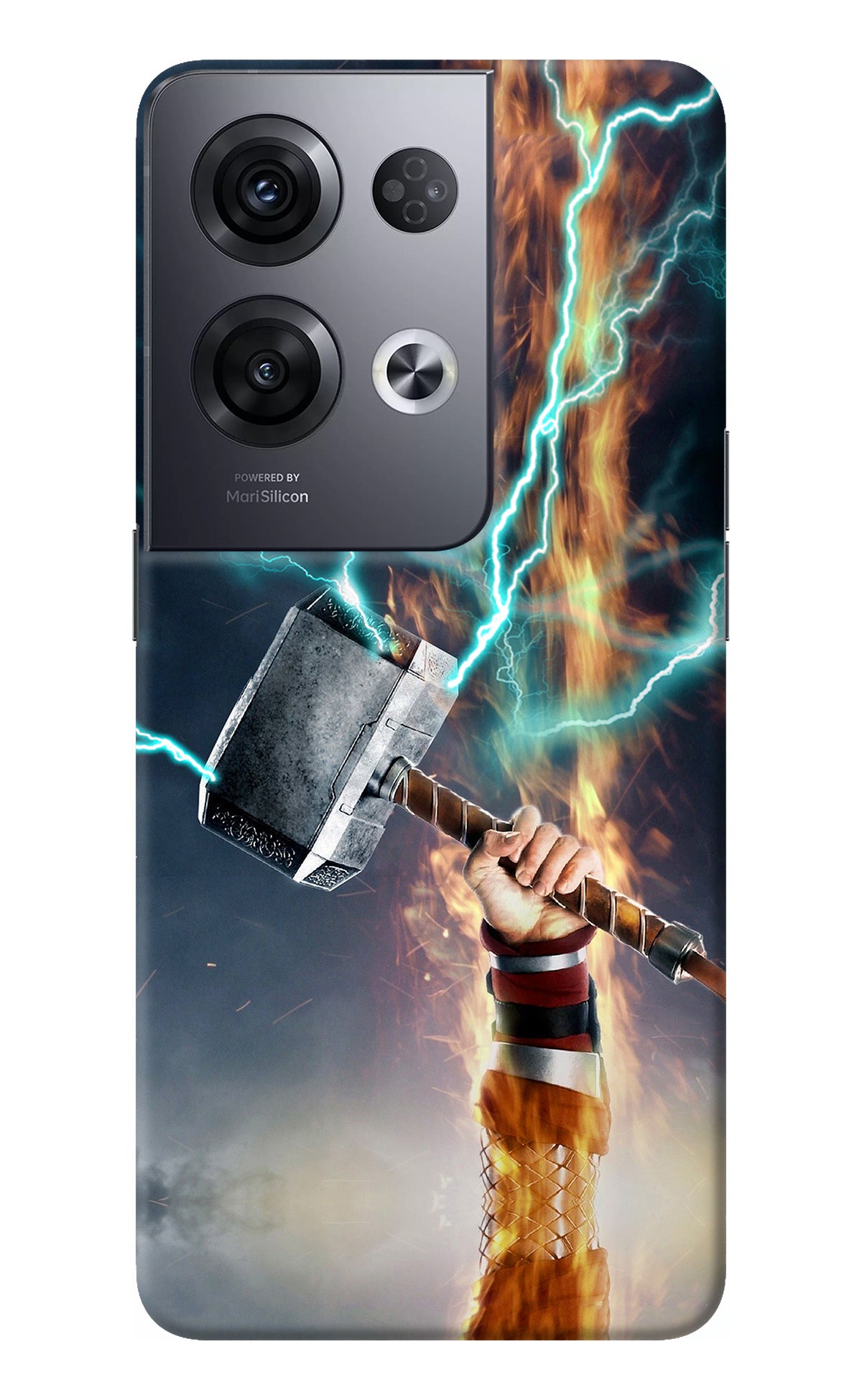 Thor Hammer Mjolnir Oppo Reno8 Pro Back Cover