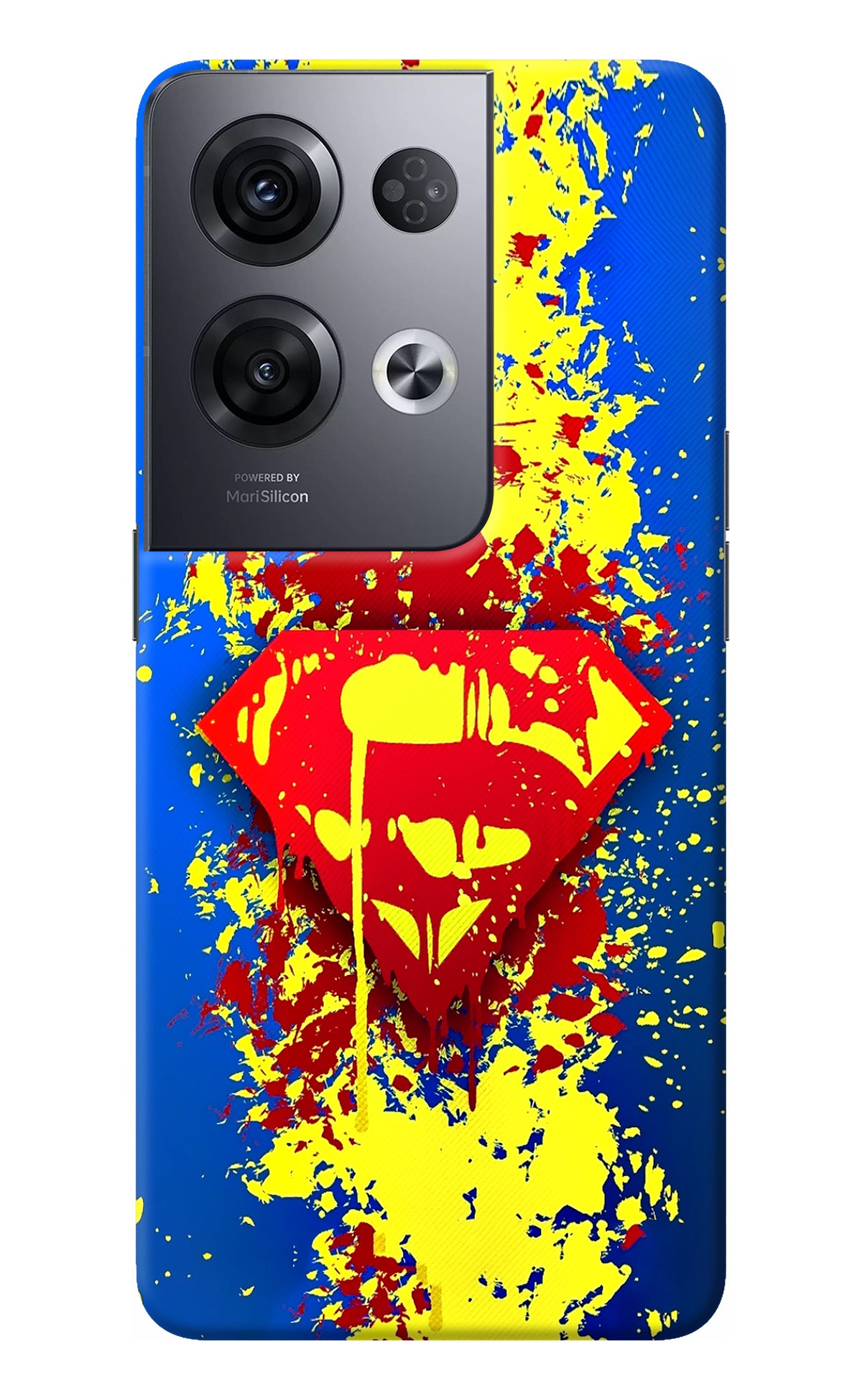 Superman logo Oppo Reno8 Pro Back Cover