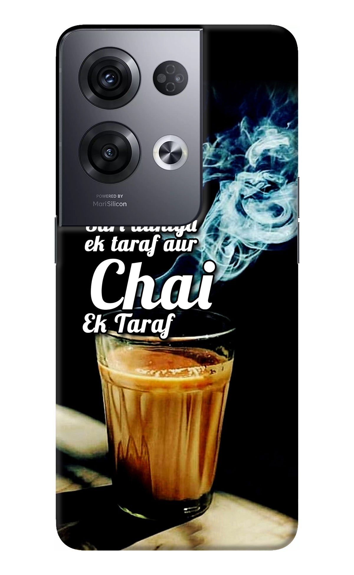 Chai Ek Taraf Quote Oppo Reno8 Pro Back Cover