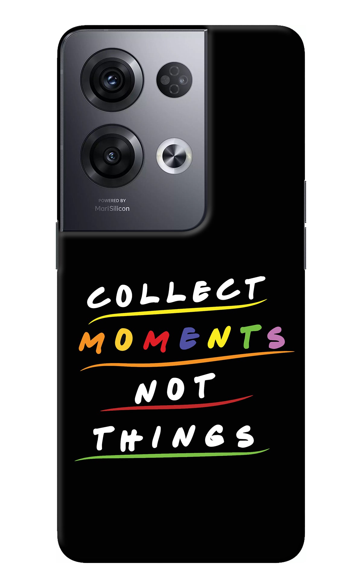 Collect Moments Not Things Oppo Reno8 Pro Back Cover