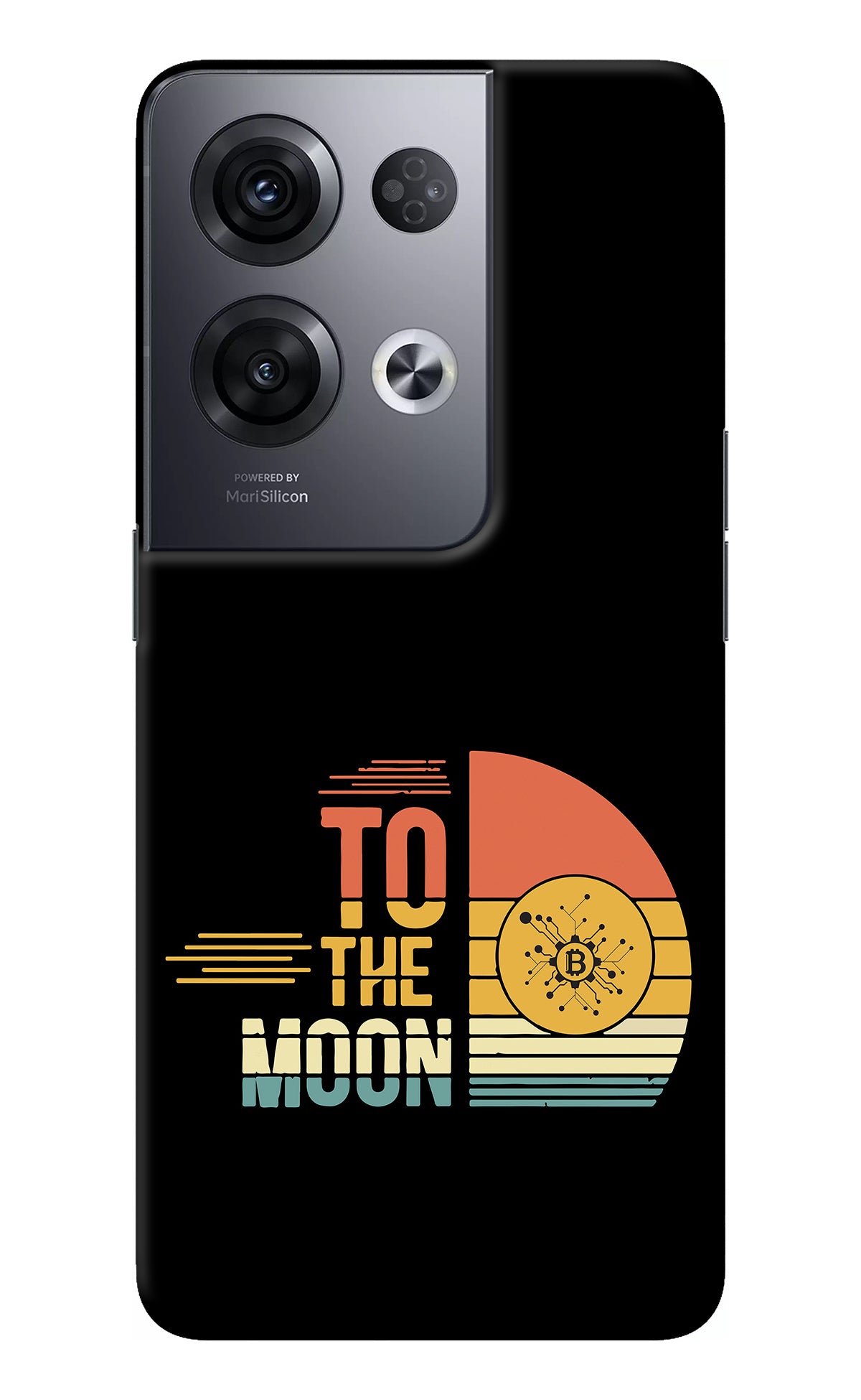 To the Moon Oppo Reno8 Pro Back Cover