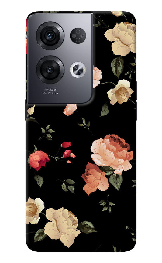 Flowers Oppo Reno8 Pro Back Cover