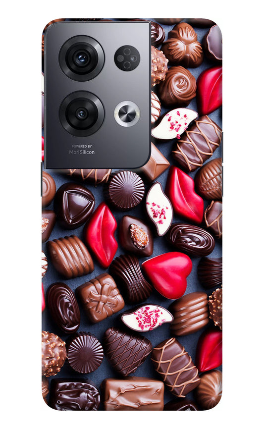 Chocolates Oppo Reno8 Pro Back Cover