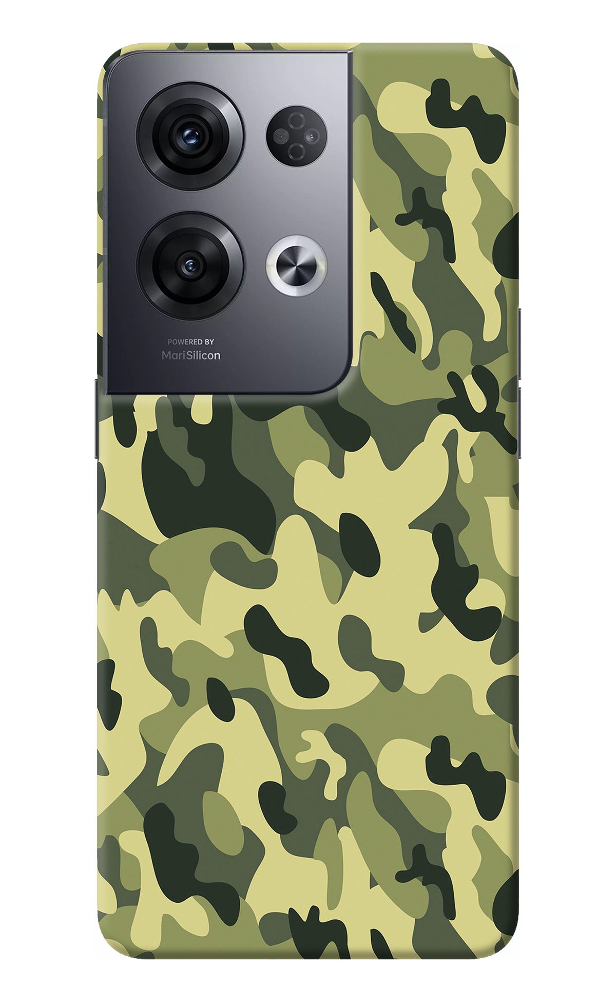 Camouflage Oppo Reno8 Pro Back Cover