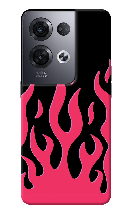 Fire Flames Oppo Reno8 Pro Back Cover