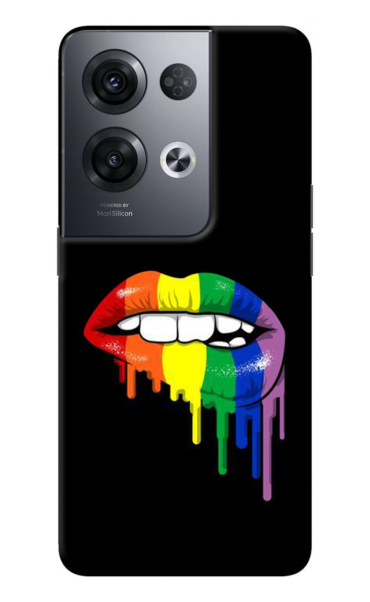 Lips Biting Oppo Reno8 Pro Back Cover