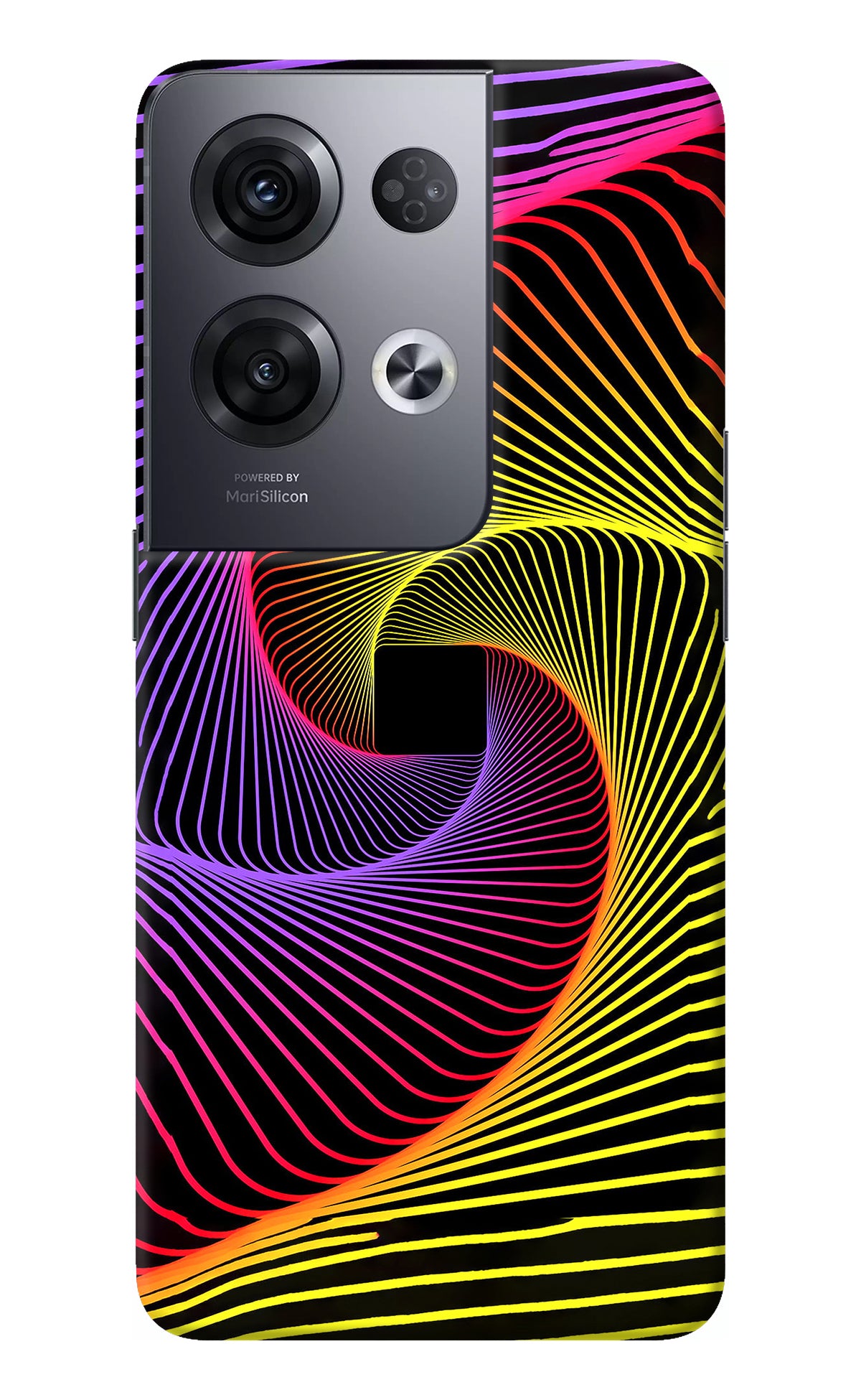 Colorful Strings Oppo Reno8 Pro Back Cover