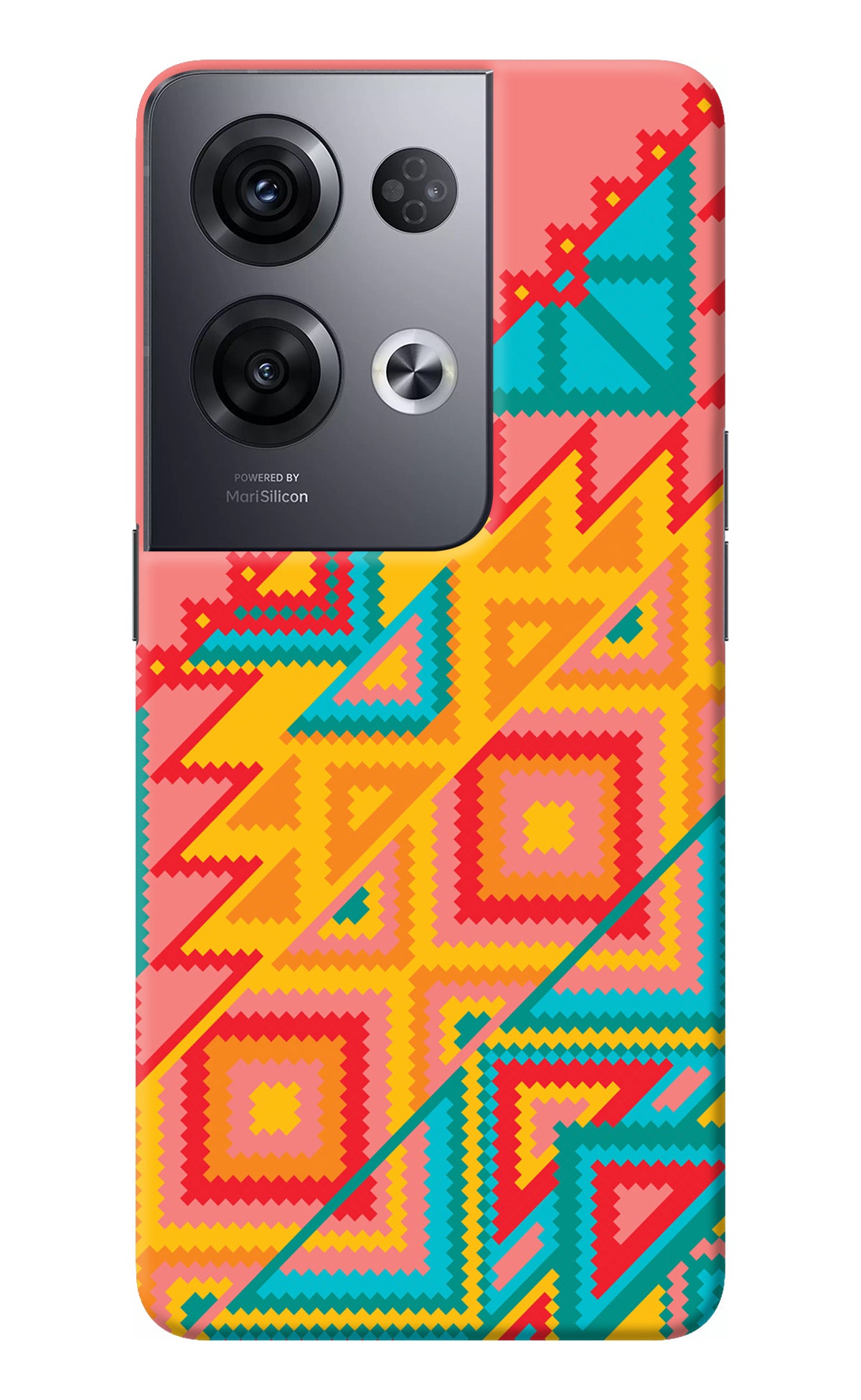 Aztec Tribal Oppo Reno8 Pro Back Cover