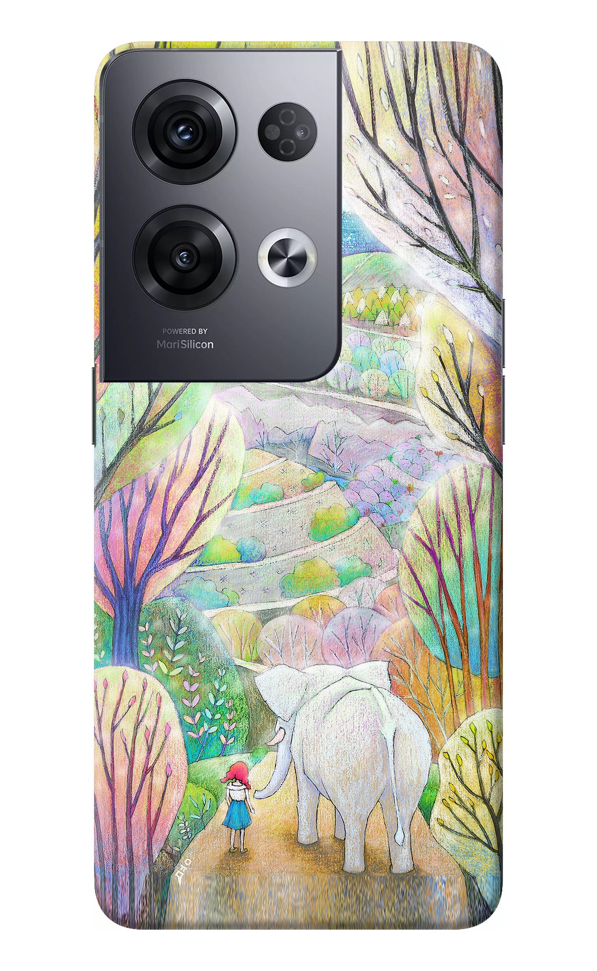 Nature Painting Oppo Reno8 Pro Back Cover