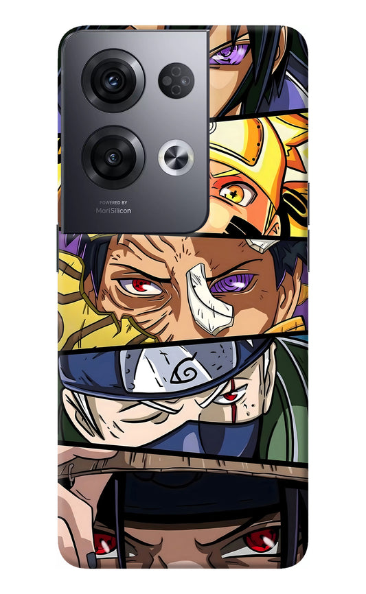 Naruto Character Oppo Reno8 Pro Back Cover