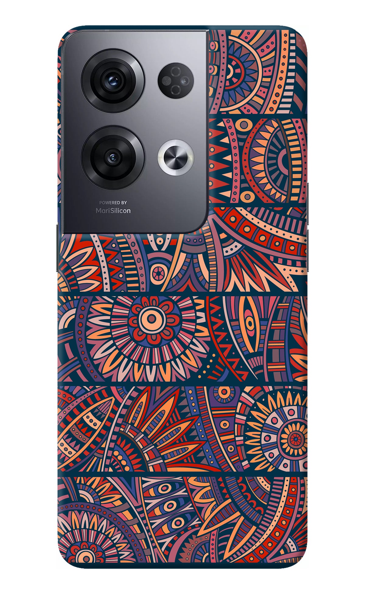 African Culture Design Oppo Reno8 Pro Back Cover