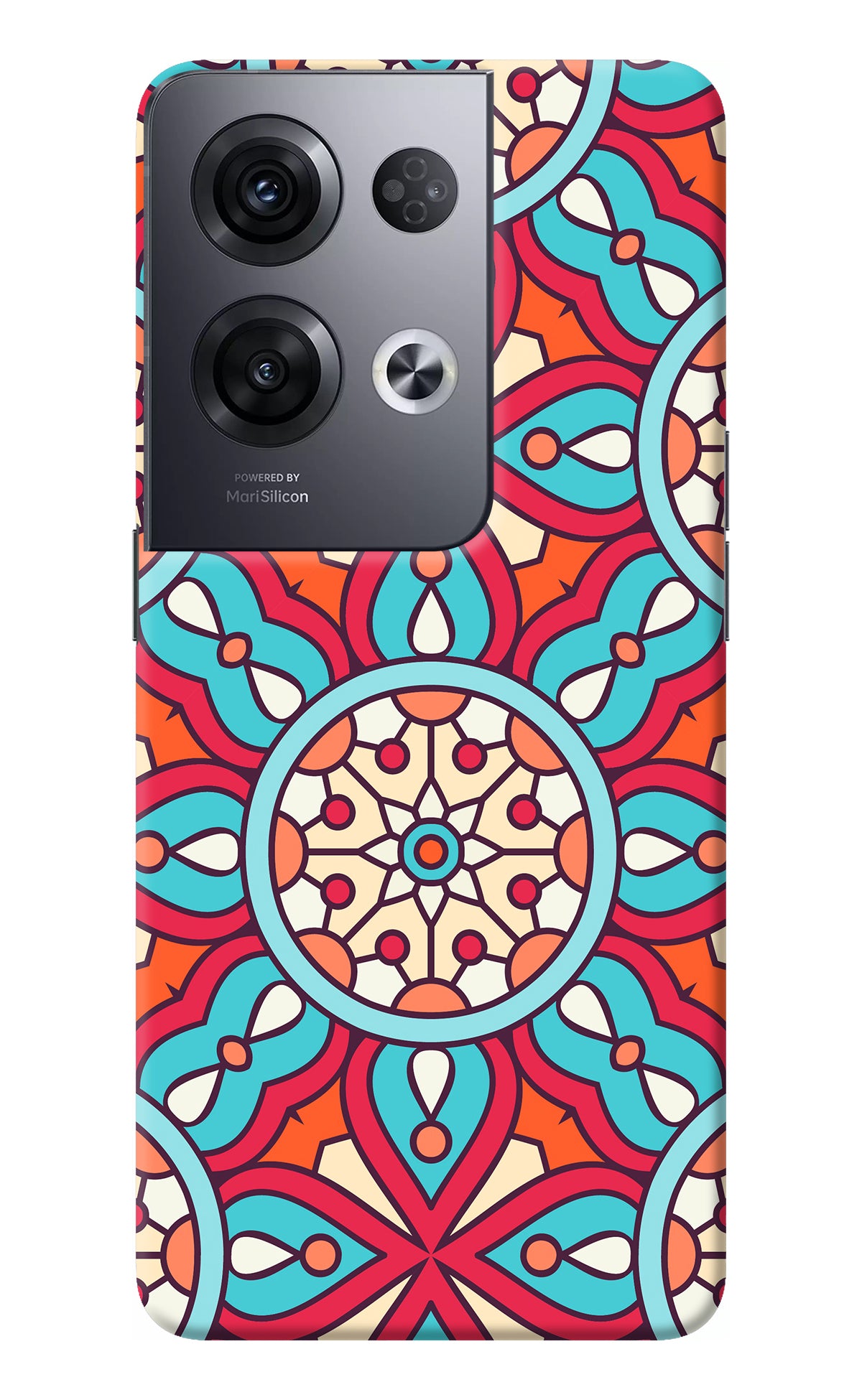 Mandala Geometric Oppo Reno8 Pro Back Cover