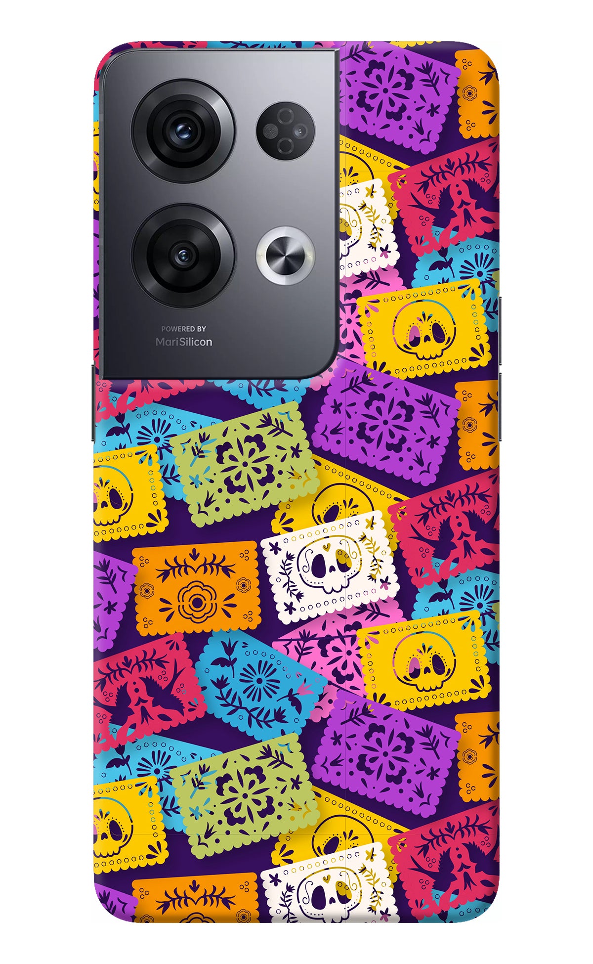 Mexican Pattern Oppo Reno8 Pro Back Cover