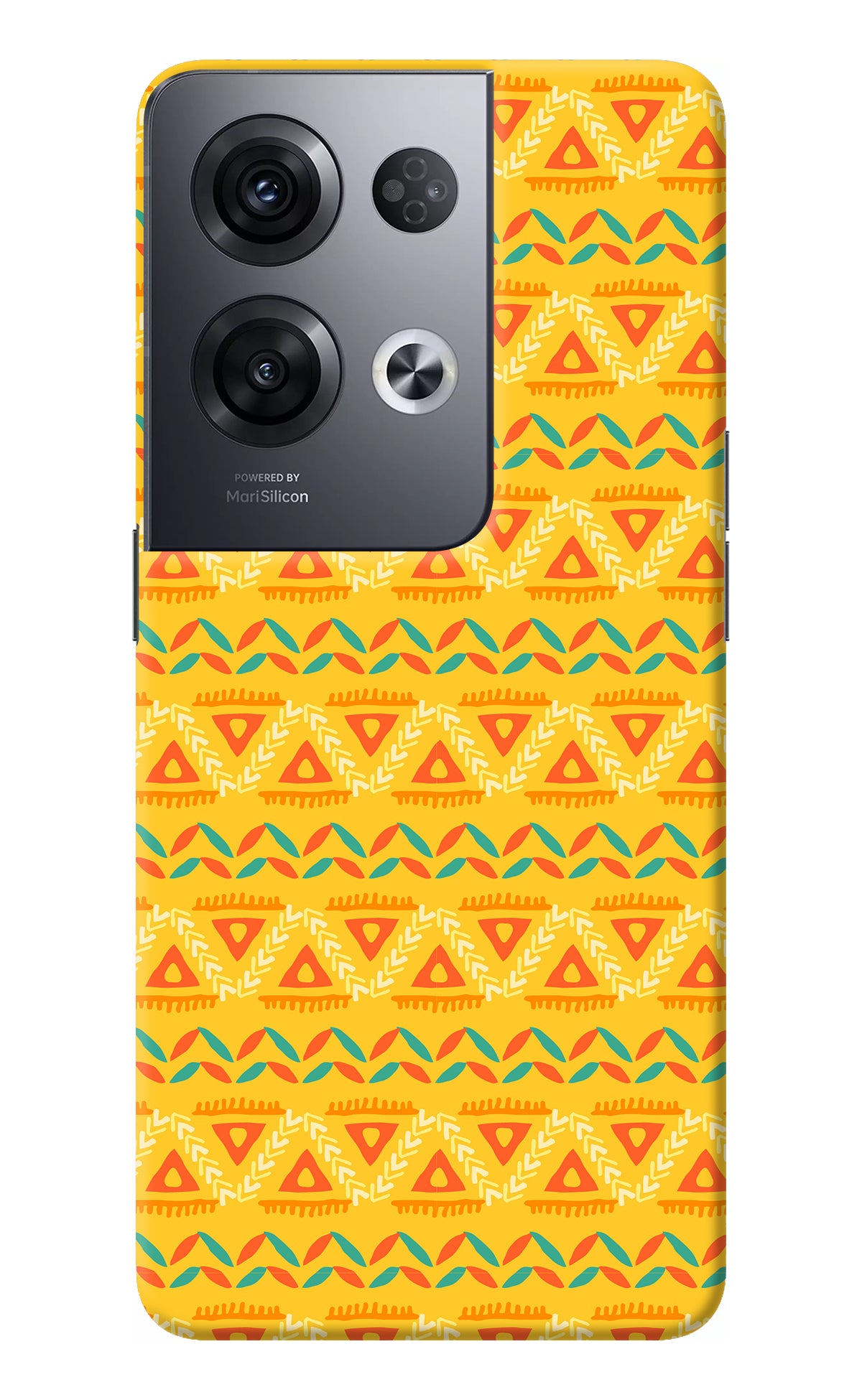 Tribal Pattern Oppo Reno8 Pro Back Cover