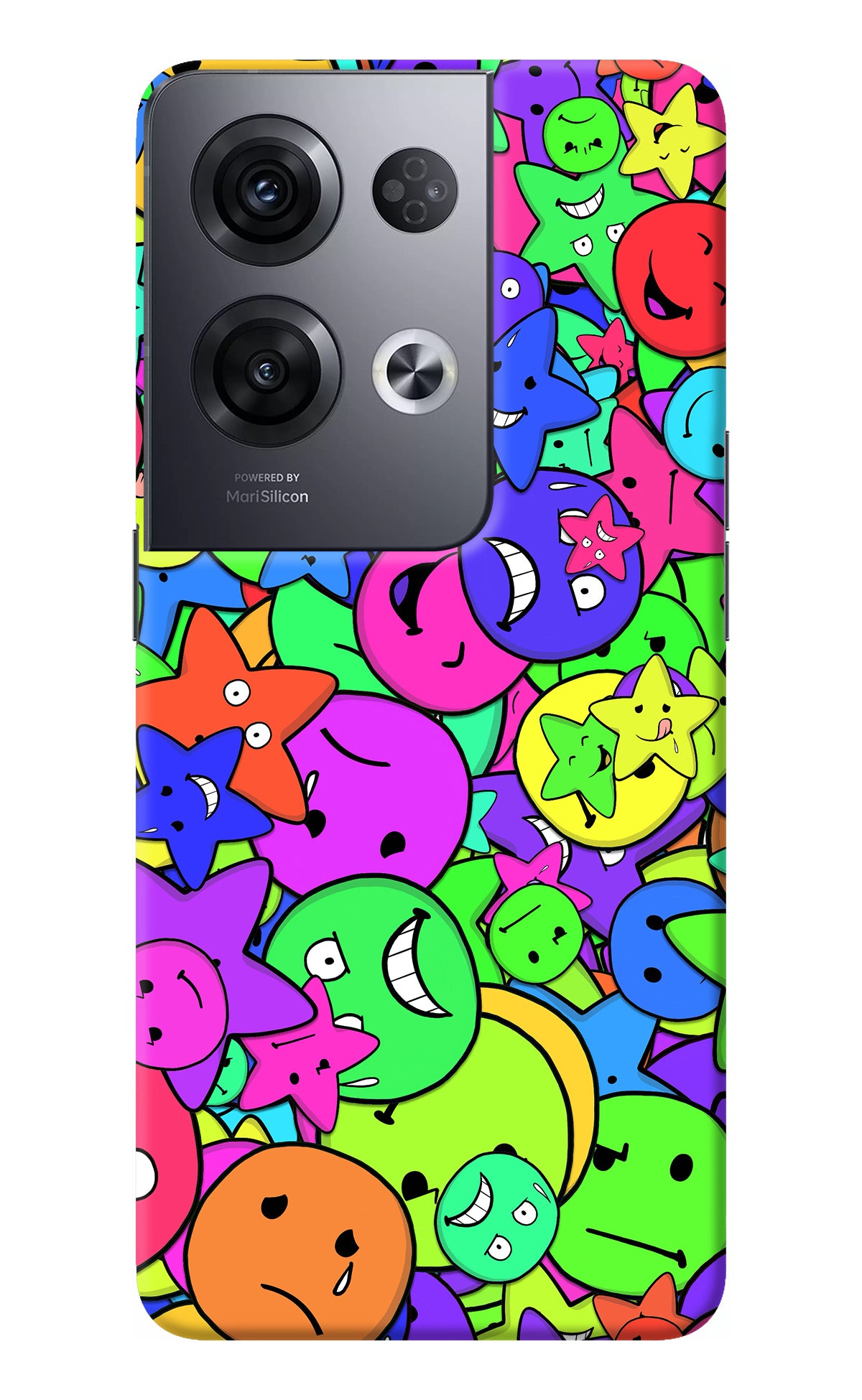 Fun Doodle Oppo Reno8 Pro Back Cover