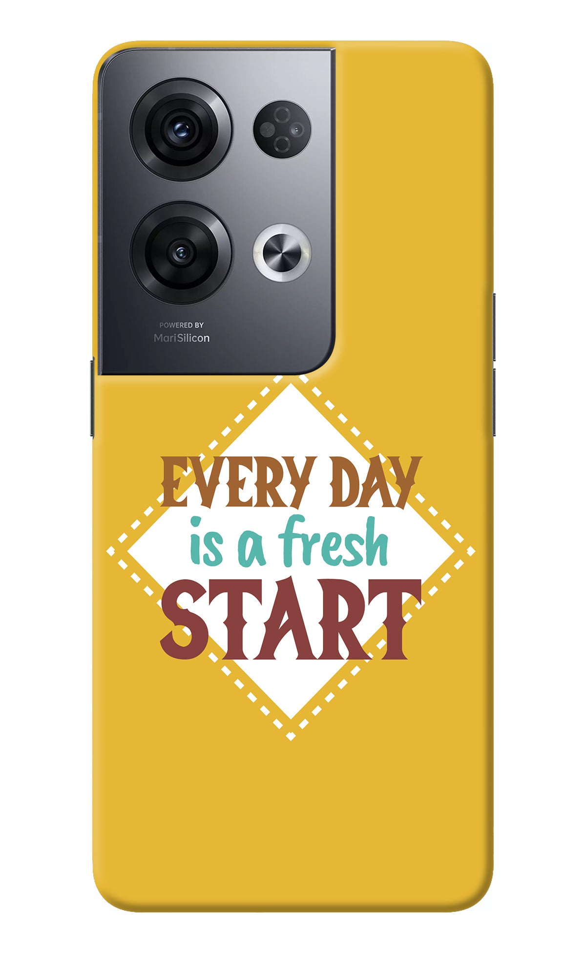 Every day is a Fresh Start Oppo Reno8 Pro Back Cover