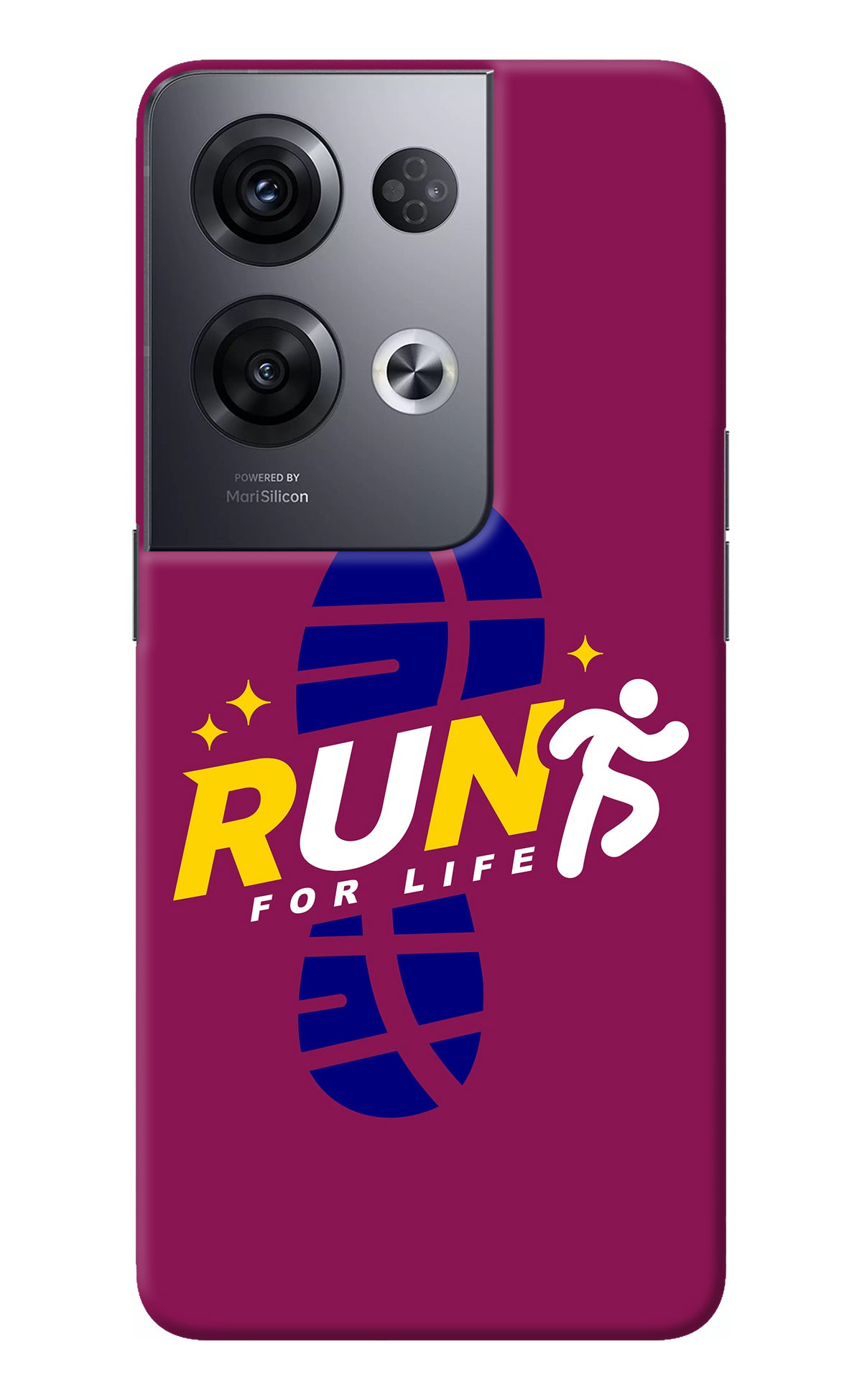 Run for Life Oppo Reno8 Pro Back Cover