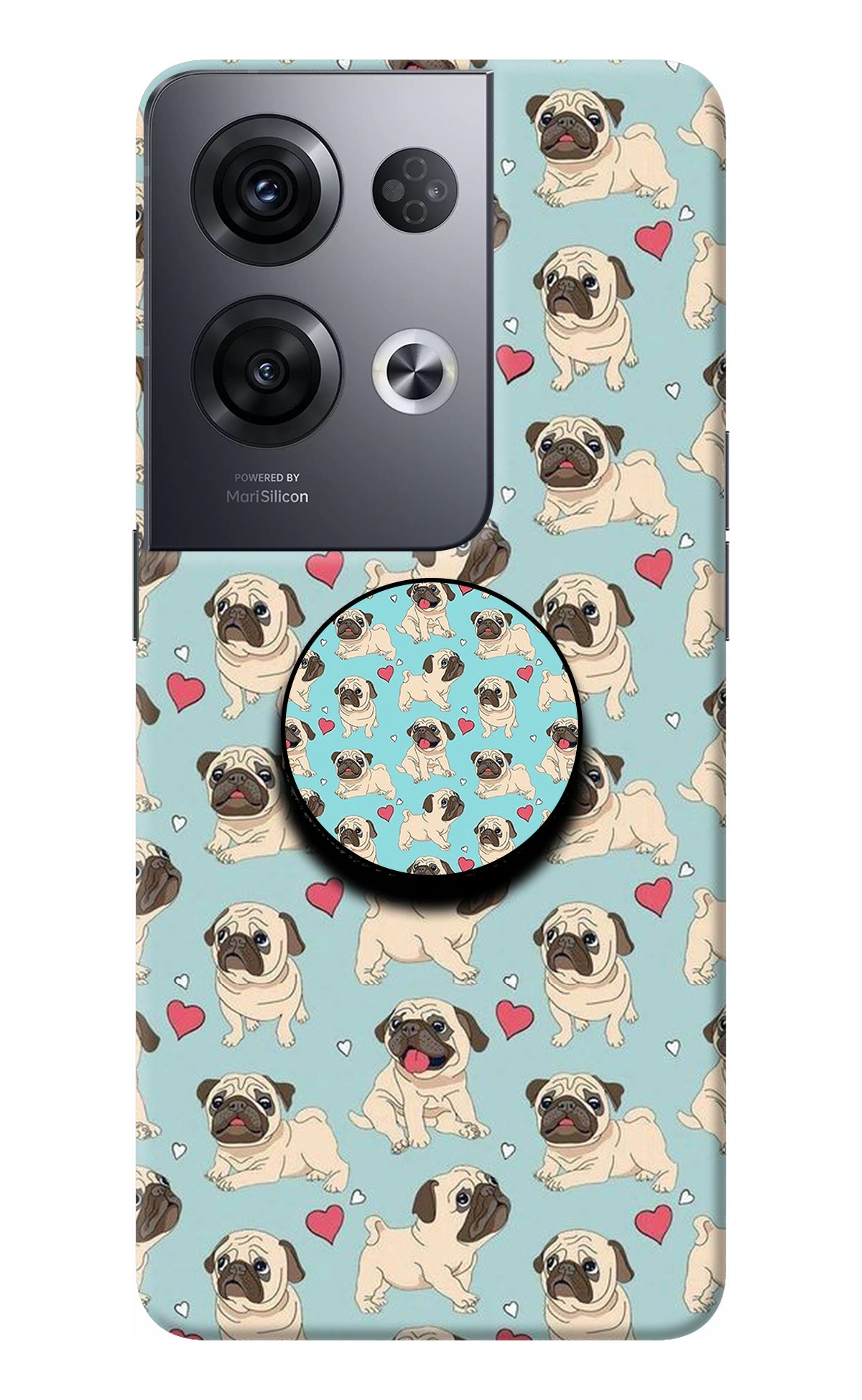 Pug Dog Oppo Reno8 Pro Pop Case