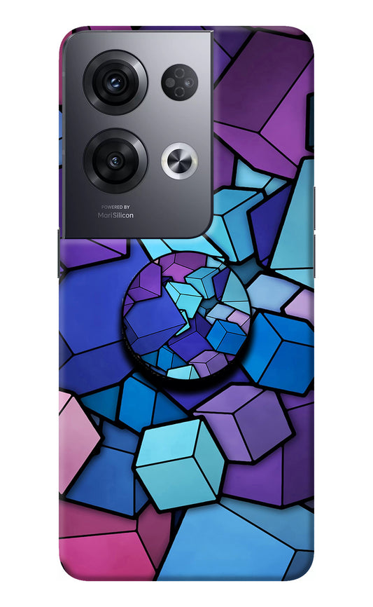 Cubic Abstract Oppo Reno8 Pro Pop Case