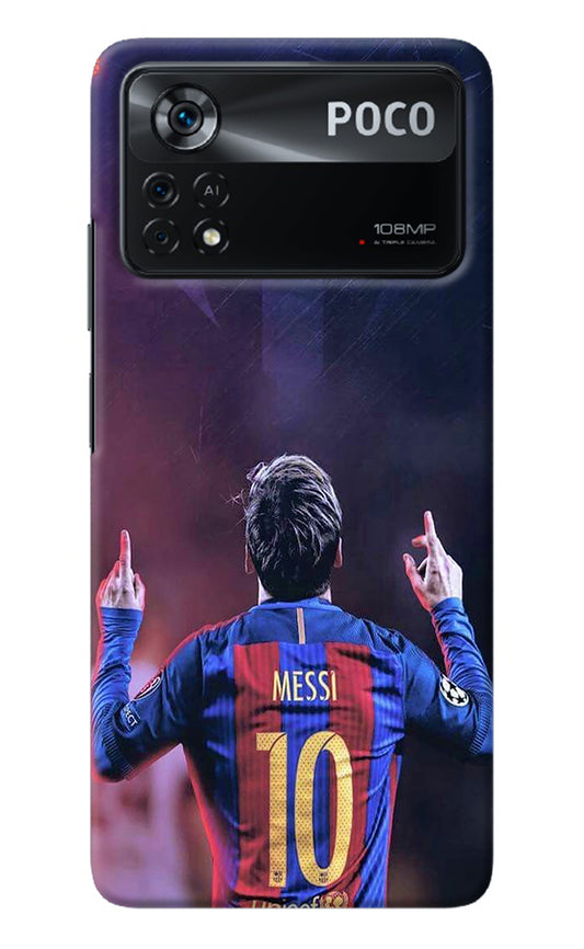 Messi Poco X4 Pro Back Cover