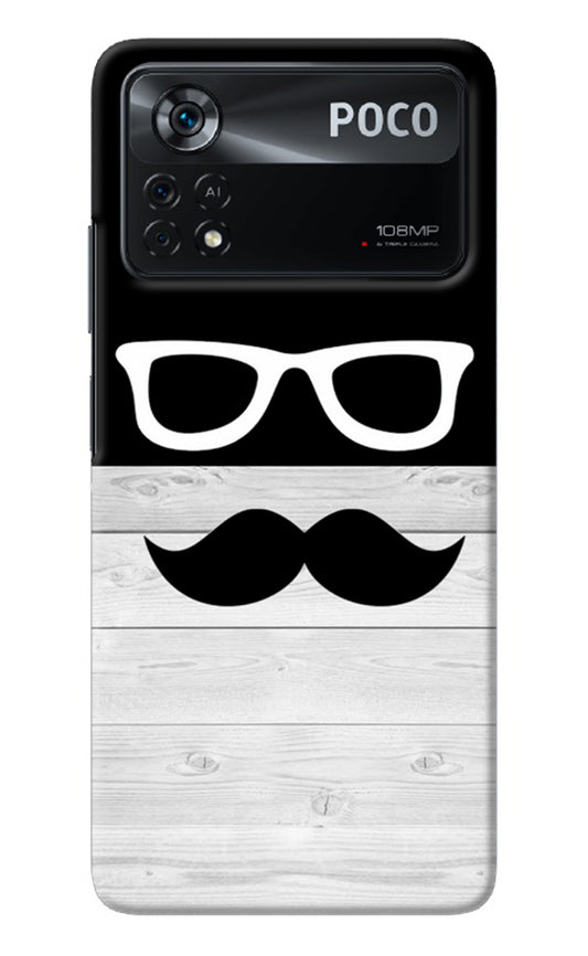 Mustache Poco X4 Pro Back Cover