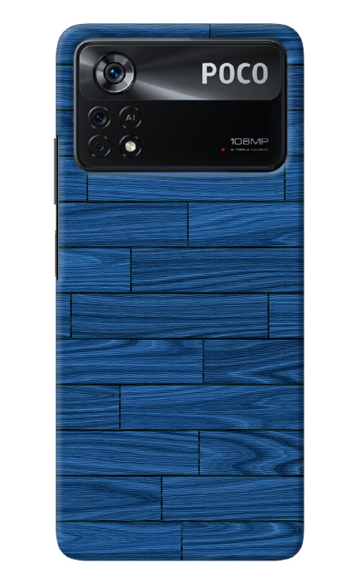Wooden Texture Poco X4 Pro Back Cover