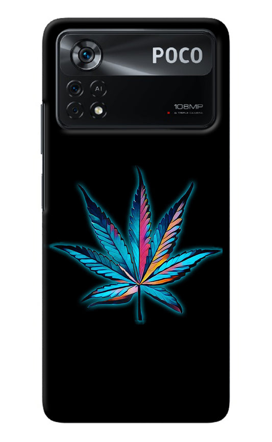 Weed Poco X4 Pro Back Cover