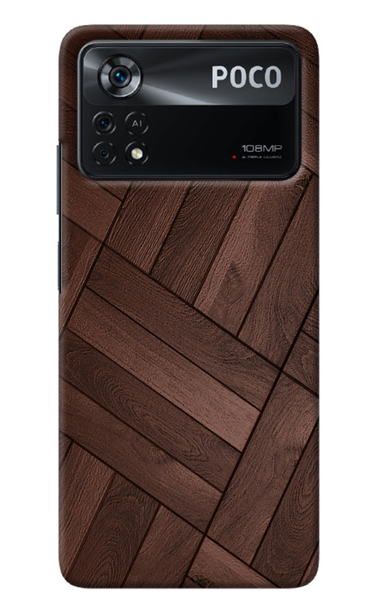 Wooden Texture Design Poco X4 Pro Back Cover